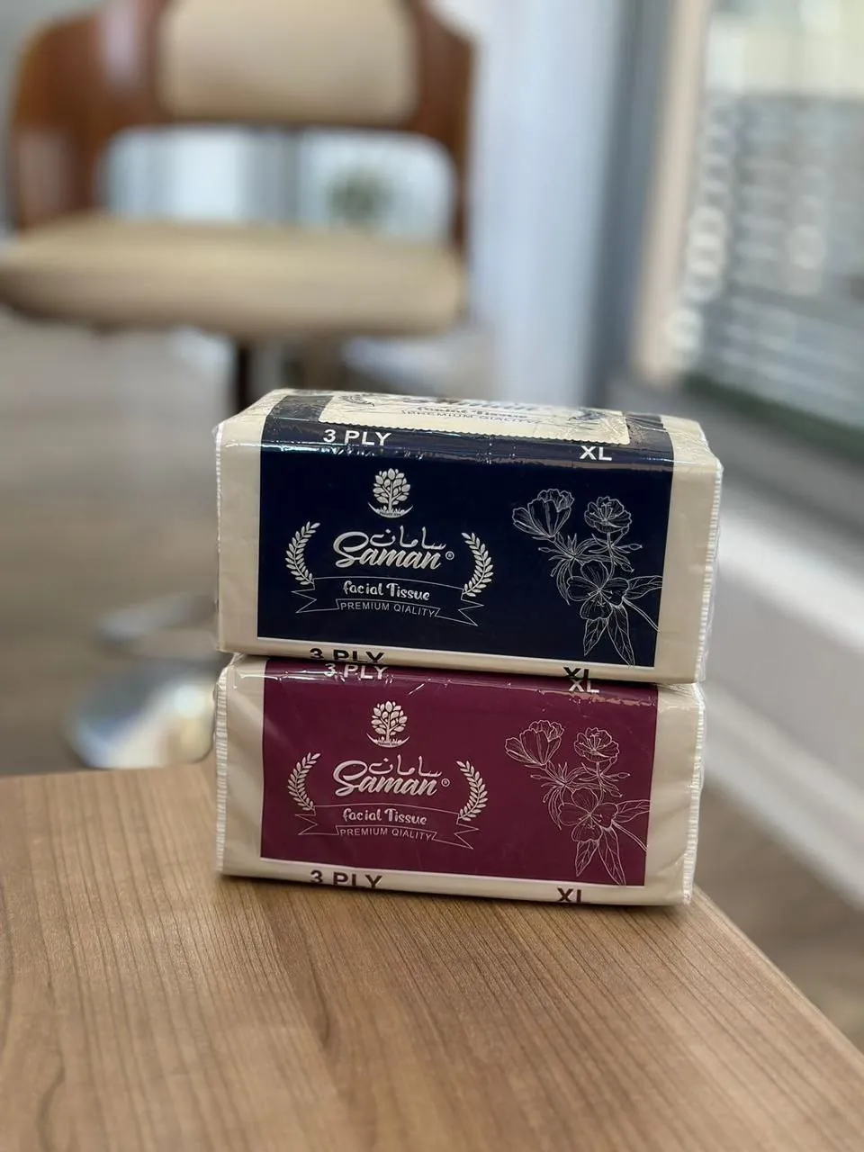 Saman Premium Facial Tissue XL — 3 Ply — 2