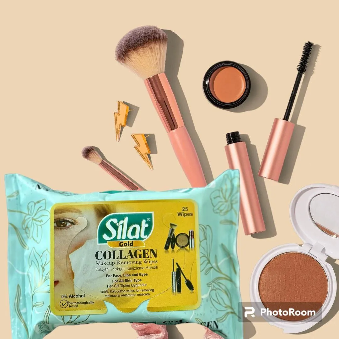 Silat Gold Collagen Make-up Removing Wipes