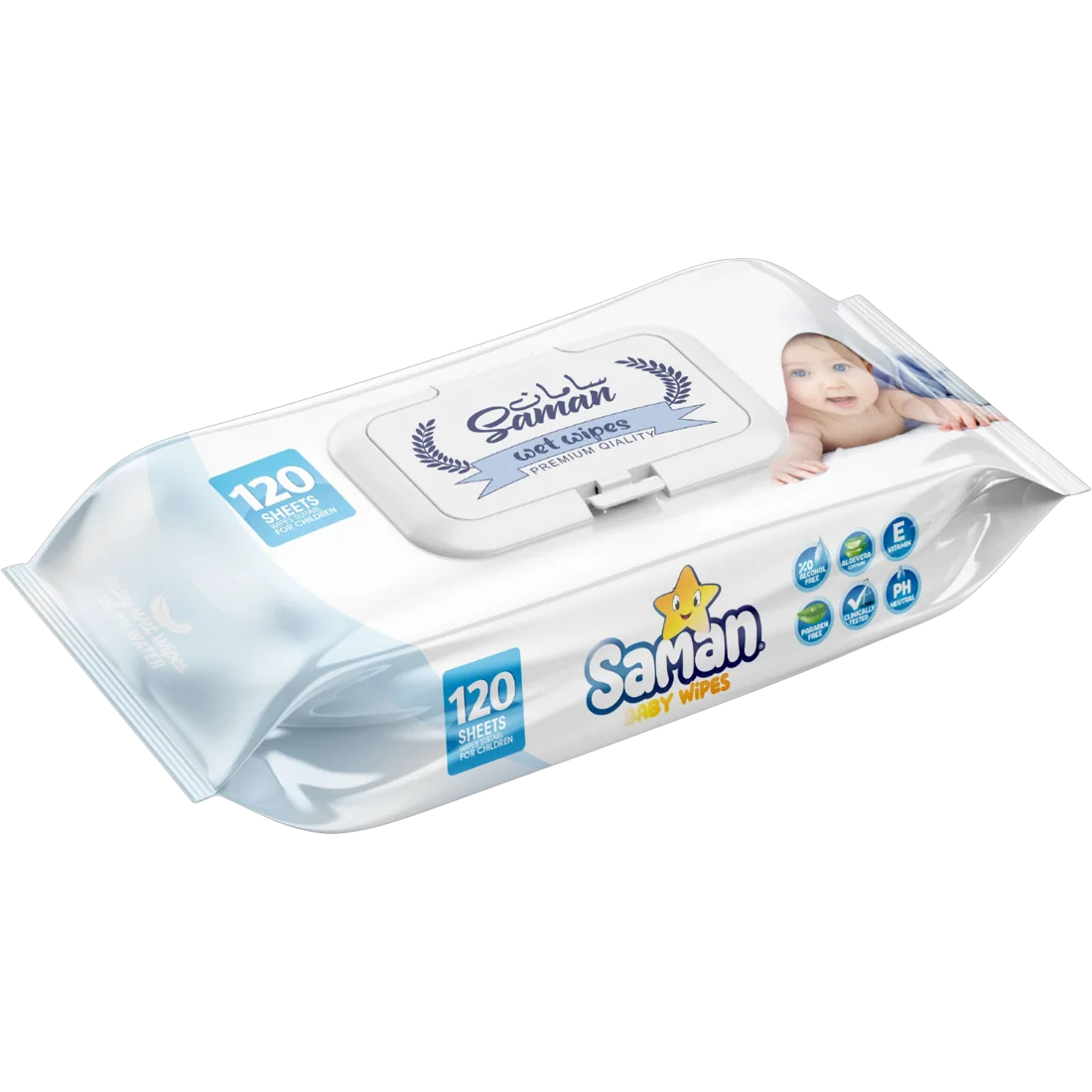 Saman Baby Wipes — 120